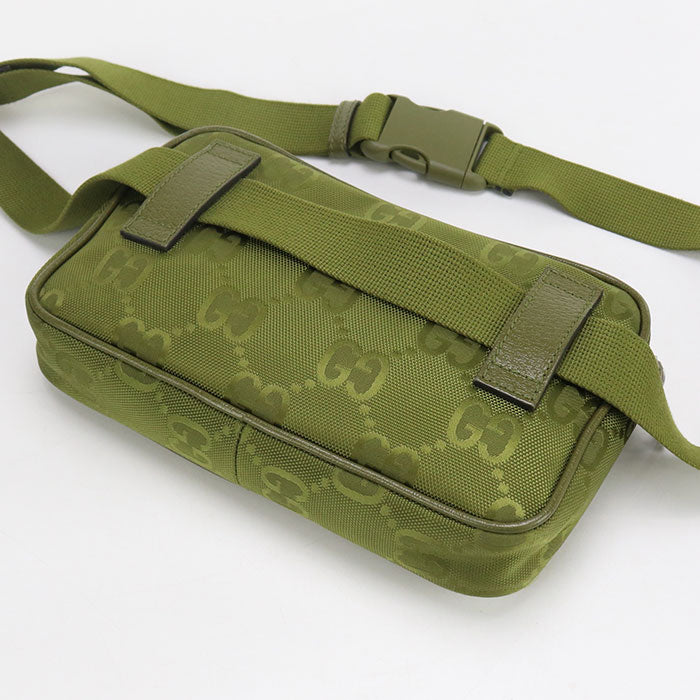 Gucci 631341 Belt bag Off the grid body bag Nylon/Belt bag green mens