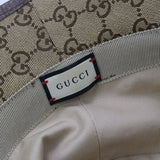 Gucci 576587 Fedora hat GG canvas hat brown unisex