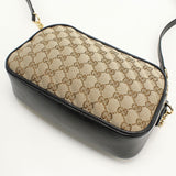 Gucci 447632 Small camera bag GG Marmont Diagonal shoulder bag beige Women
