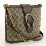 Gucci 499622 Shoulder Bag Duonysus ChainShoulder Bag GG Supreme beige Women