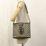 Gucci 499622 Shoulder Bag Duonysus ChainShoulder Bag GG Supreme beige Women