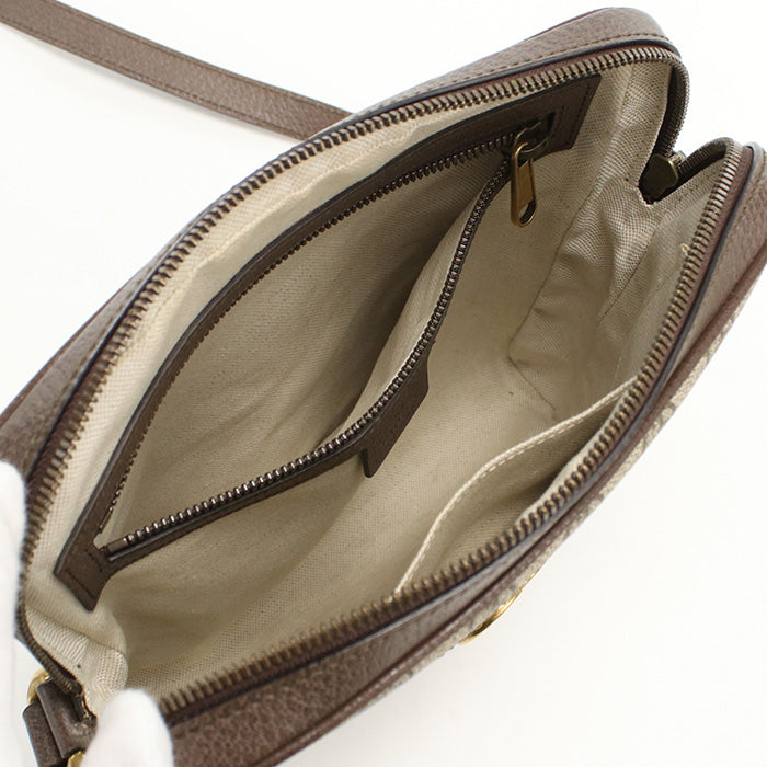 Gucci 547926 Small Ofidia Diagonal  Shoulder Bag GG Supreme beige unisex