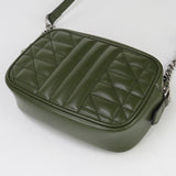 Gucci 634936 Mini camera bag GG Marmont Bag Quilted leather green Women