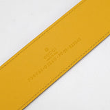 Gucci 709954 G buckle two-tone belt belt leather blue unisex