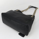 Gucci 308982 Chain Soho Tote Bag leather black Women