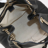 Gucci 308982 Chain Soho Tote Bag leather black Women