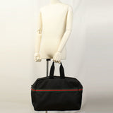 Gucci 374770 GG denim Boston bag canvas black unisex