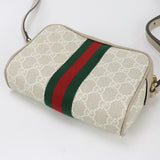 Gucci 816359 2ZGMN 9643 Ofidia Diagonal Shoulder Bag GG Supreme white Women
