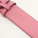 Gucci 546386 belt Interlocking G belt leather pink unisex