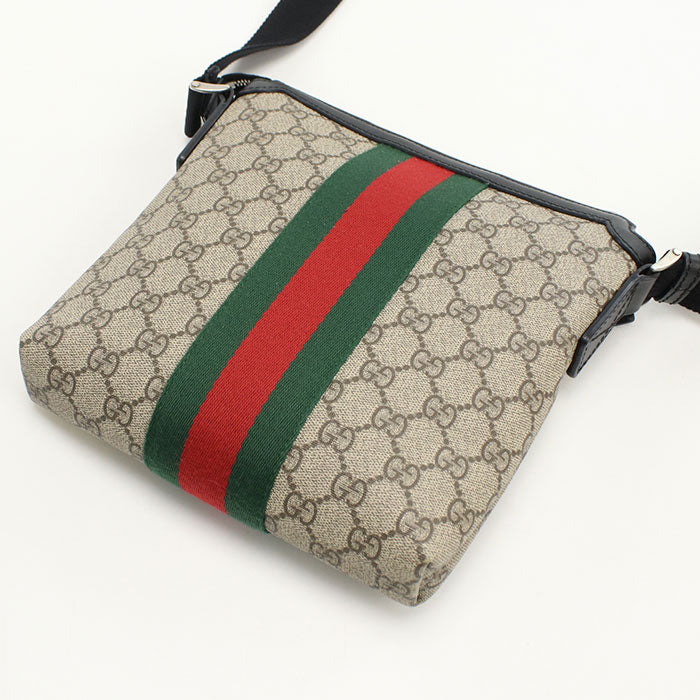 Gucci 471454 Ofidia Diagonal shoulder bag GG Supreme beige mens