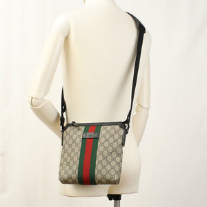 Gucci 471454 Ofidia Diagonal shoulder bag GG Supreme beige mens