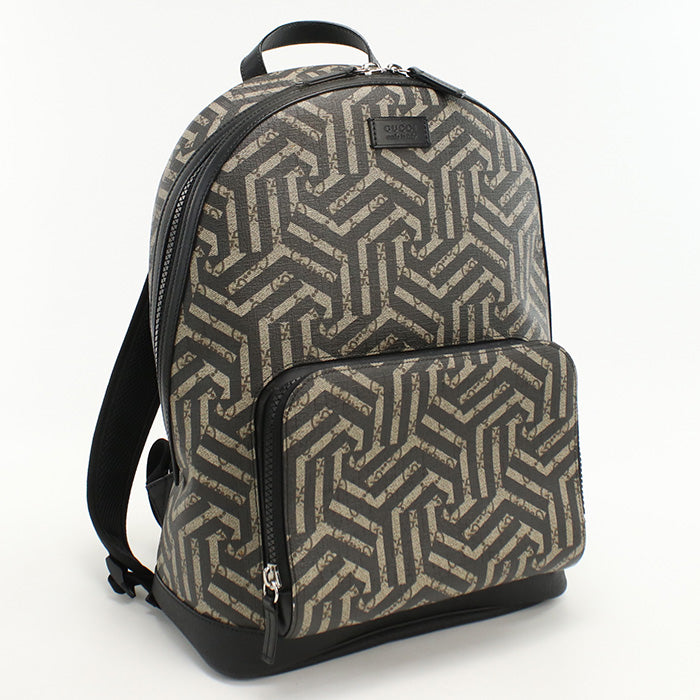 Gucci 406370 Backpack GG Kaleido Backpack PVC brown unisex