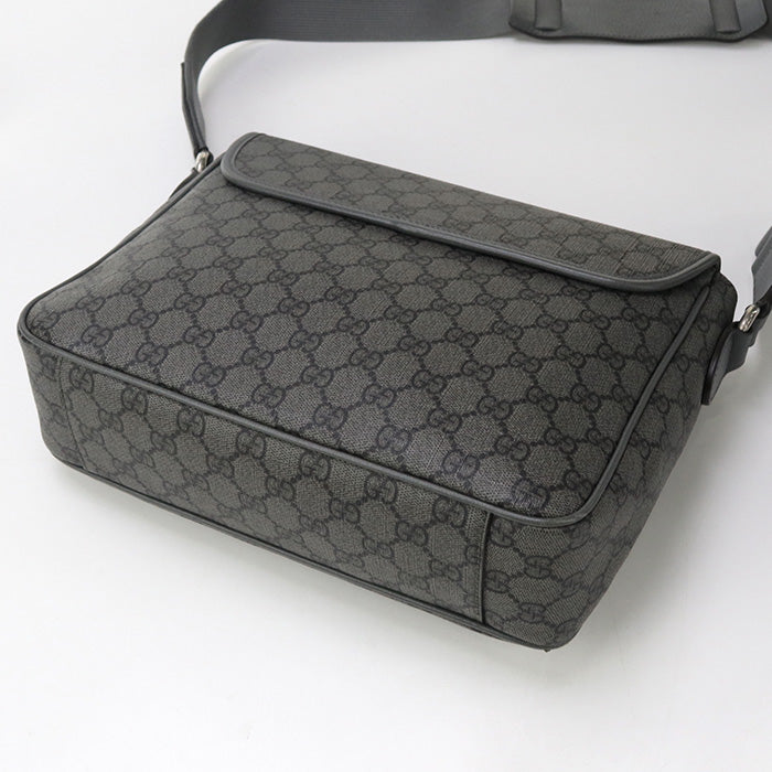 Gucci 761741 FACJY 1244 Medium Ofidia Diagonal shoulder bag GG Supreme gray mens