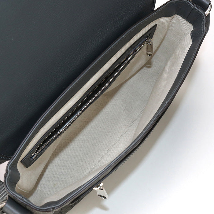 Gucci 761741 FACJY 1244 Medium Ofidia Diagonal shoulder bag GG Supreme gray mens