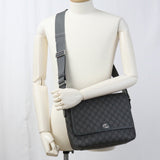 Gucci 761741 FACJY 1244 Medium Ofidia Diagonal shoulder bag GG Supreme gray mens