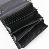 Gucci 401232 Chain wallet GG Marmont Chain wallet leather black Women
