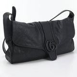 Gucci 767209 Shoulder Bag Double G Shoulder Bag leather black Women