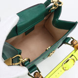 Gucci 655661 Small Tote Bag 2WAY Gucci Diana Handbag leather green Women