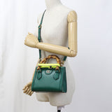 Gucci 655661 Small Tote Bag 2WAY Gucci Diana Handbag leather green Women