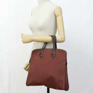 Hermes Sack Eboo MM Handbag Tower ash Brown Women