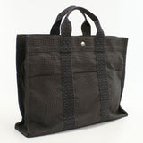 Hermes Her Line MM Tote Bag canvas gray unisex