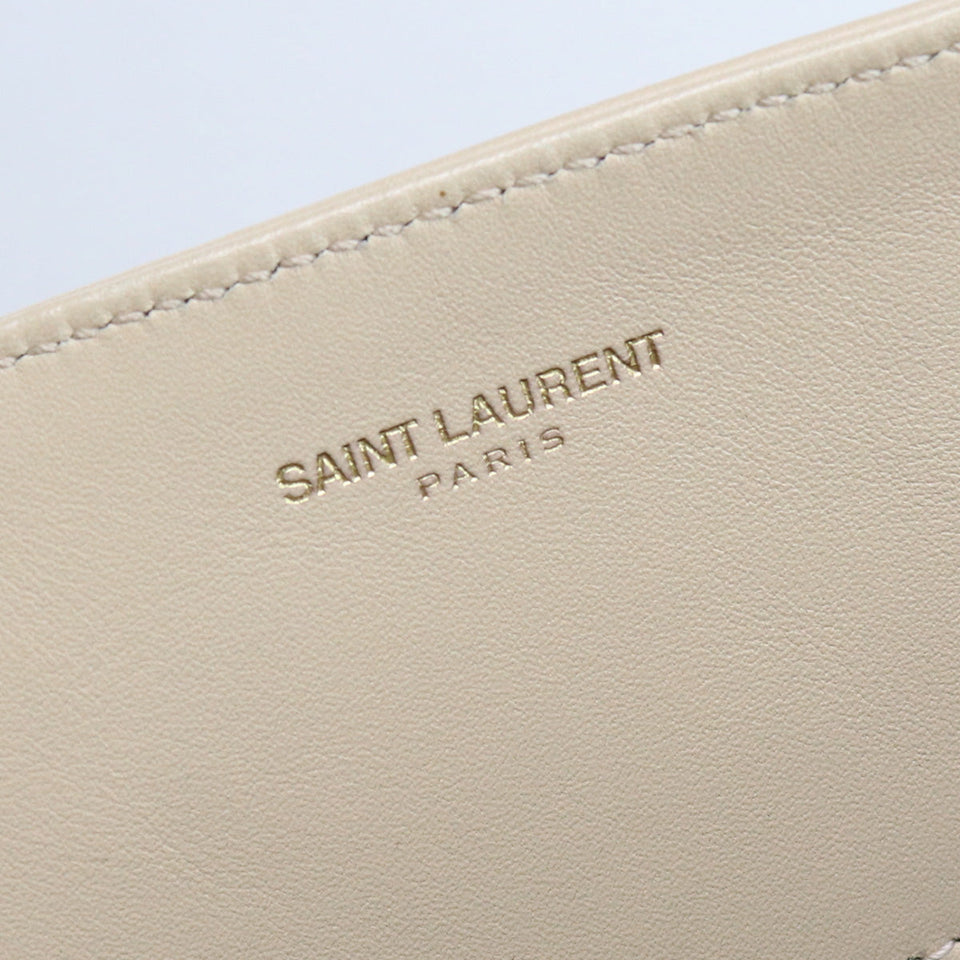 Saint Laurent- Reversible Cabas Tote Bag Leather