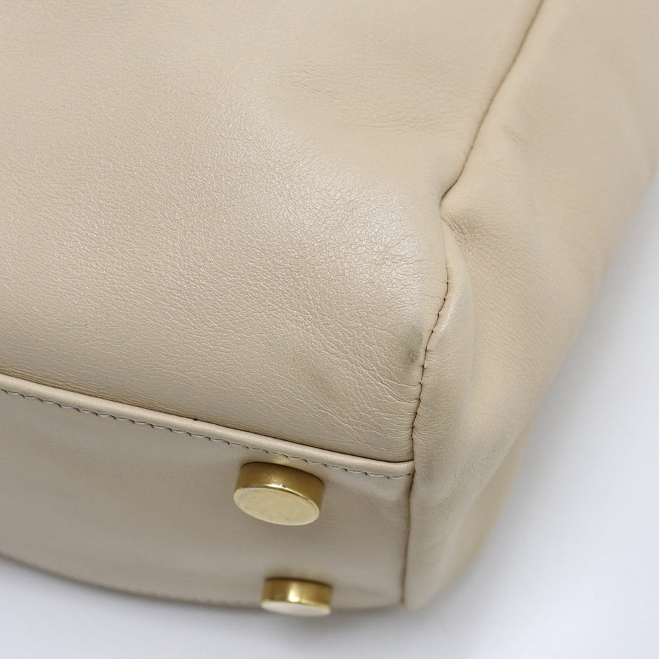 Saint Laurent- Reversible Cabas Tote Bag Leather
