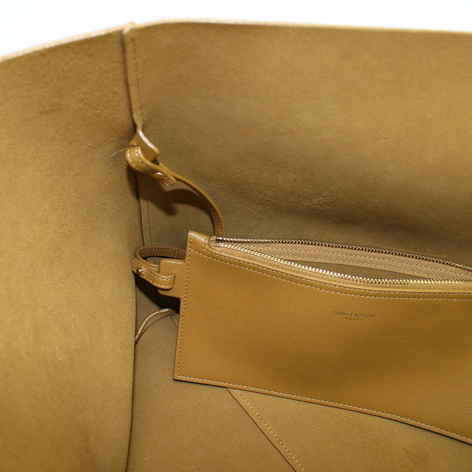Saint Laurent- Sack Shopping Tote Bag Leather
