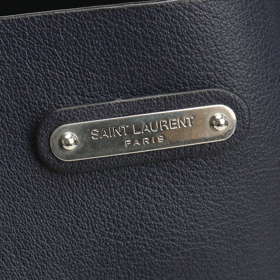 Saint Laurent- Shopping Tote Bag Leather Black