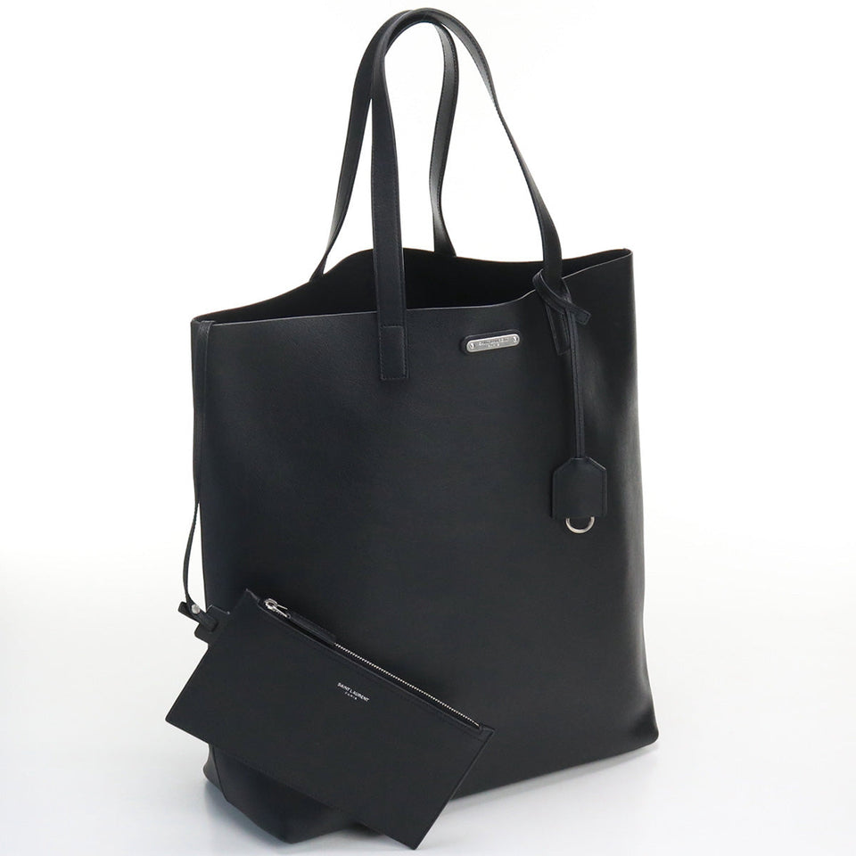 Saint Laurent- Sack Shopping Tote Bag Leather Black
