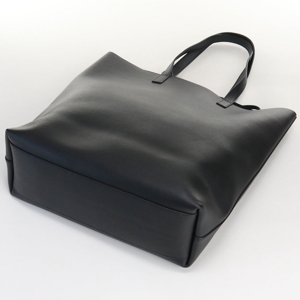 Saint Laurent- Sack Shopping Tote Bag Leather Black