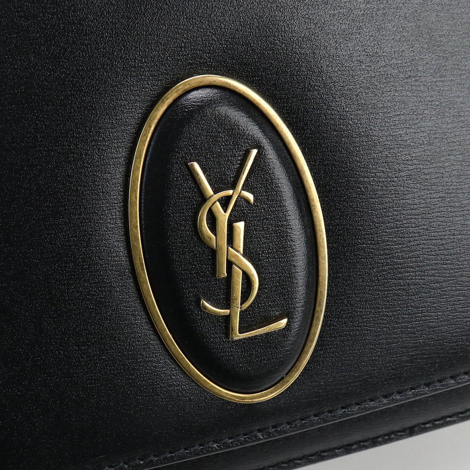 Saint Laurent- Shoulder Bag Crossbody Leather Black