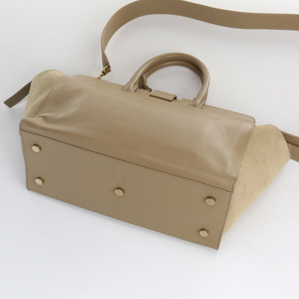 Saint Laurent- Downtown Cabas 2way Handbag Leather