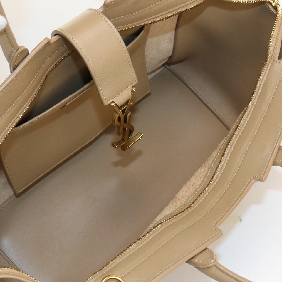 Saint Laurent- Downtown Cabas 2way Handbag Leather