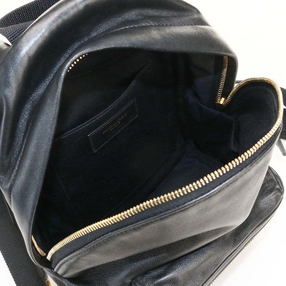 Saint Laurent- Backpack Rucksack Leather Black