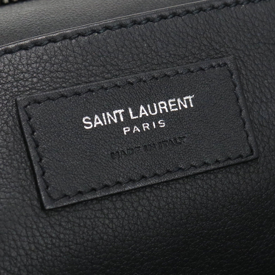 Saint Laurent- Downtown Cabas Handbag Leather Black