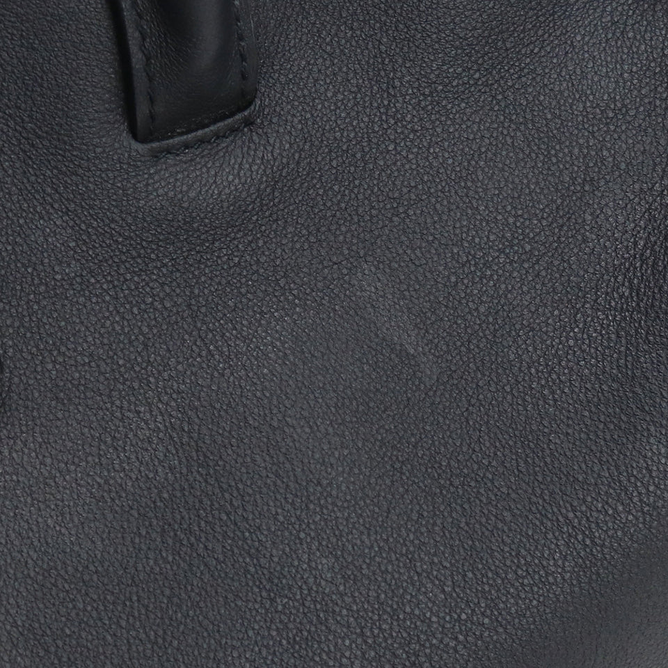 Saint Laurent- Downtown Cabas Handbag Leather Black