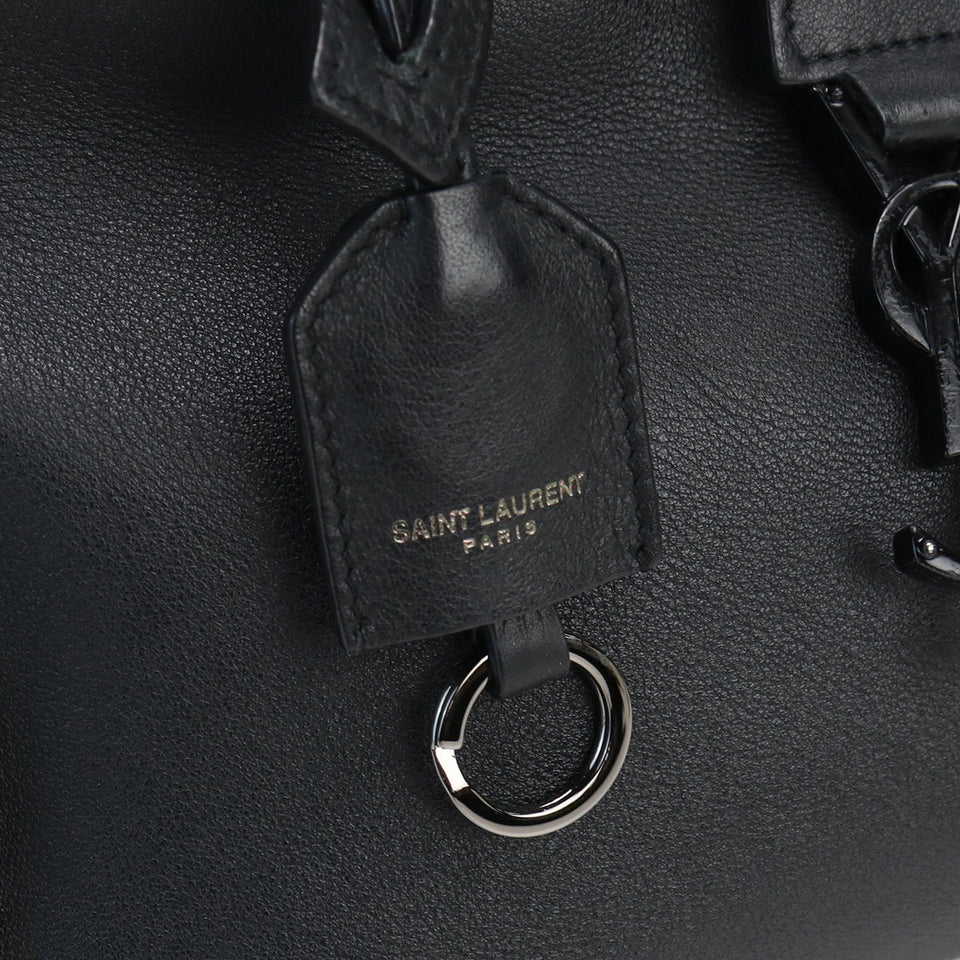 Saint Laurent- Baby Downtown Cabas Handbag Leather