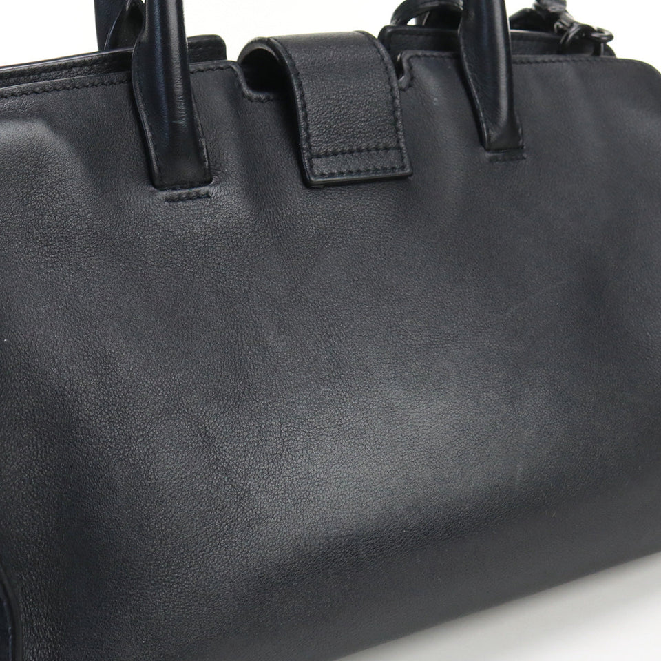 Saint Laurent- Baby Downtown Cabas Handbag Leather