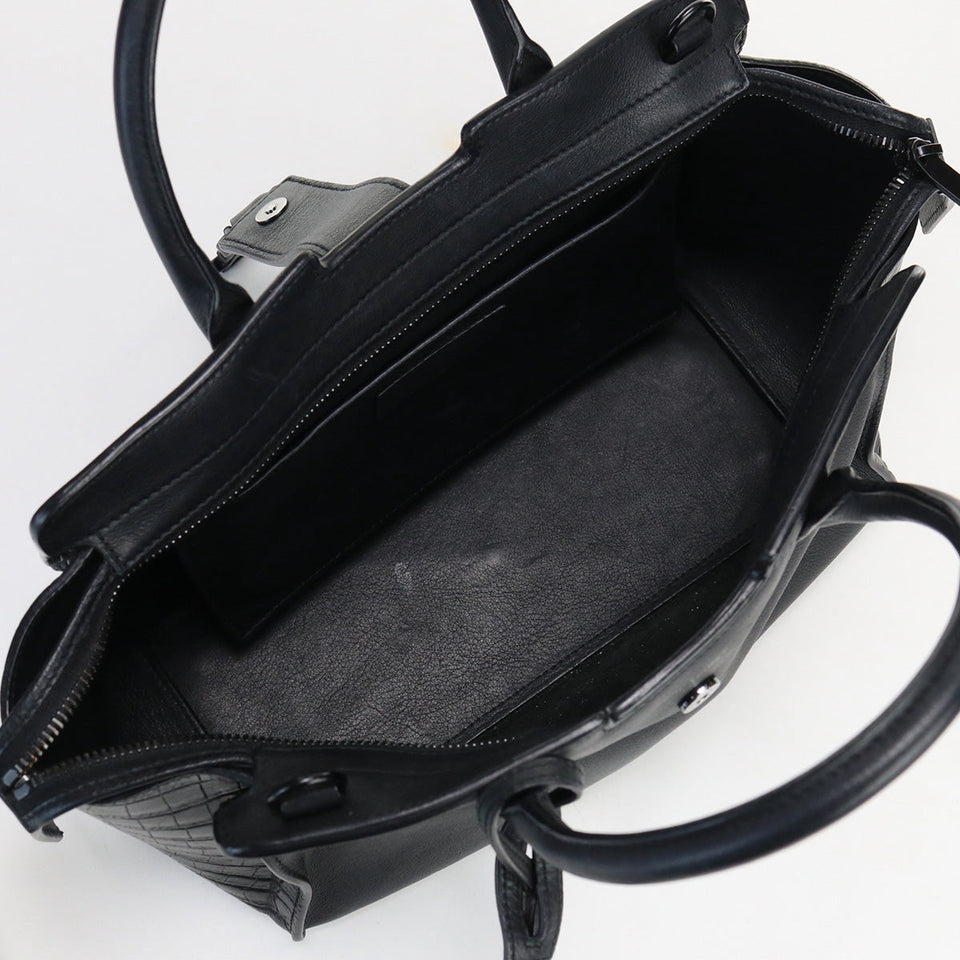 Saint Laurent- Baby Downtown Cabas Handbag Leather