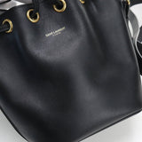 Saint Laurent- Emmanuel Bucket Crossbody Shoulder Bag Leather