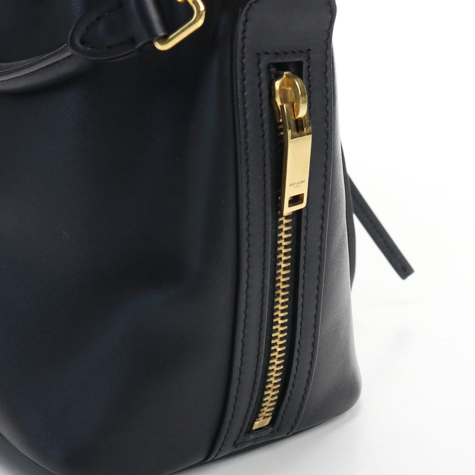 Saint Laurent- Emmanuel Bucket Crossbody Shoulder Bag Leather