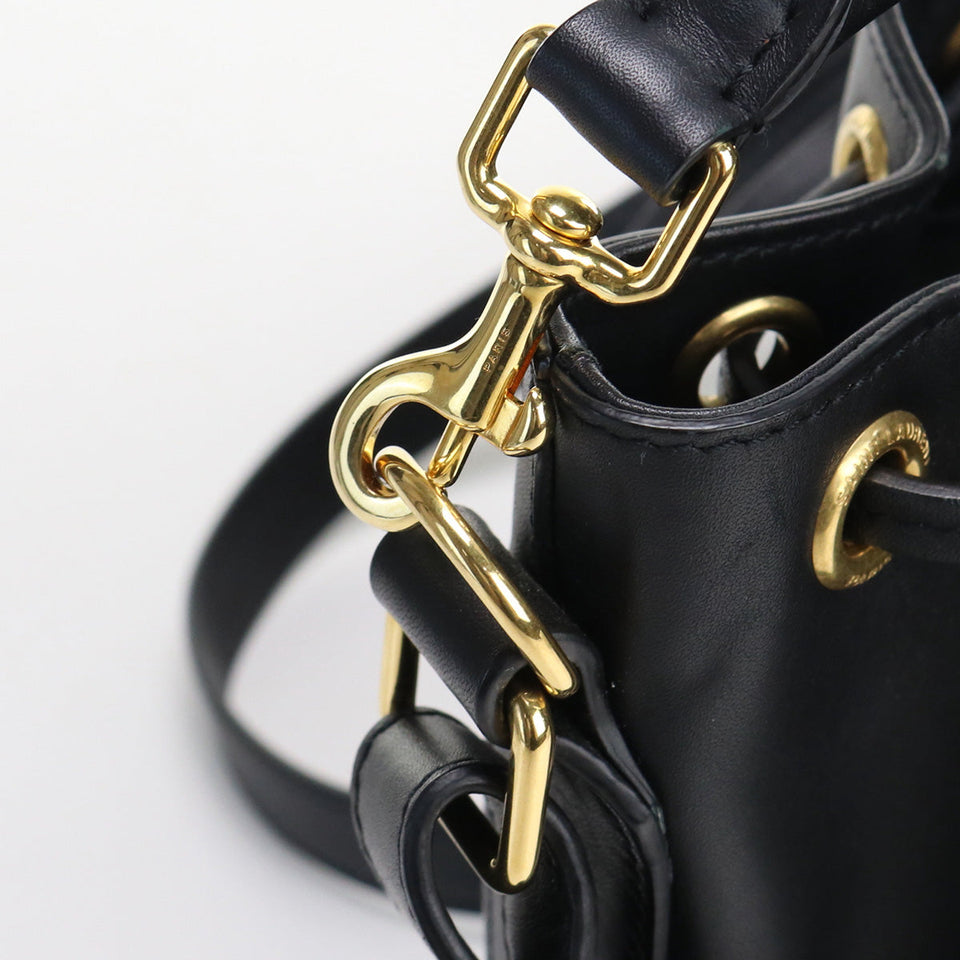 Saint Laurent- Emmanuel Bucket Crossbody Shoulder Bag Leather