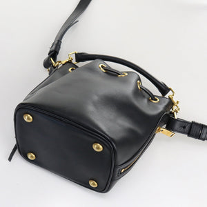 Saint Laurent- Emmanuel Bucket Crossbody Shoulder Bag Leather