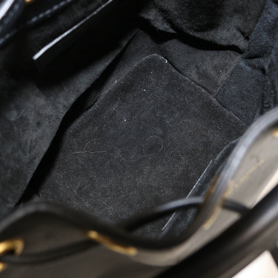 Saint Laurent- Emmanuel Bucket Crossbody Shoulder Bag Leather