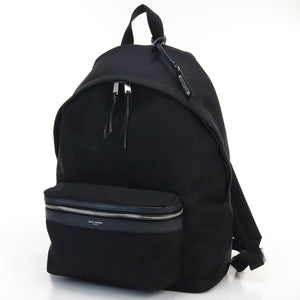 Saint Laurent- City Backpack Nylon Black