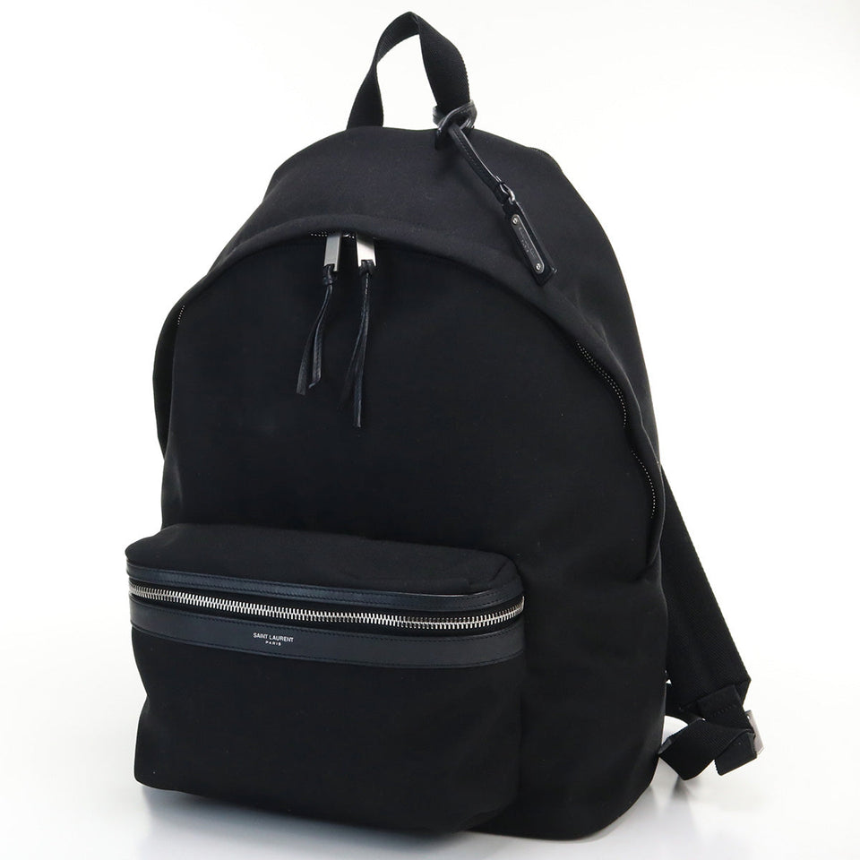 Saint Laurent- City Backpack Nylon Black