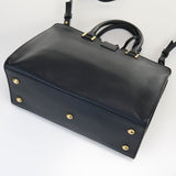 Saint Laurent- Petit Cabas Y Line Handbag Leather Black