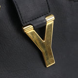 Saint Laurent- Petit Cabas Y Line Handbag Leather Black