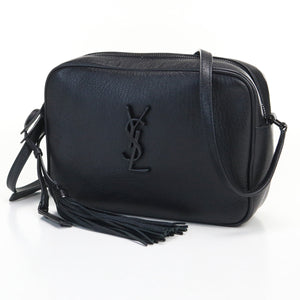 Saint Laurent- Lou Shoulder Bag Crossbody Black Leather